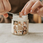 コラージュ家族の写真 |感謝賛美 スクエアシール