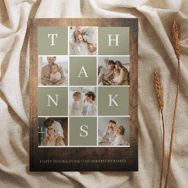 コラージュ家族の写真 | Happy Thanksgiving Day