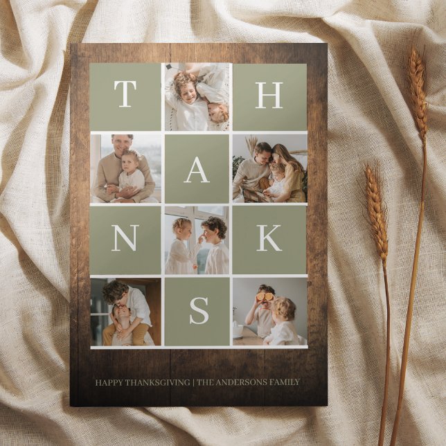 コラージュ家族の写真 | Happy Thanksgiving Day (クリエイターアップロード済み)