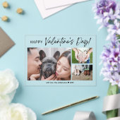 コラージュ家族フォトブラシスクリプトバレンタインデー アクリル招待状 (インサイチュ (ウェディング))