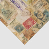 コラージュ旧型郵便料金エフェメラ 薄葉紙 (詳細)