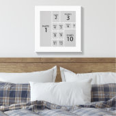 コラージュ最高のメーカー12枚の写真を作成 キャンバスプリント (インサイチュ (寝室))