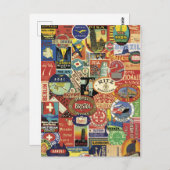 コラージュ本航海 ポストカード (正面/裏面)