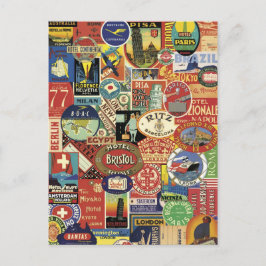 コラージュ本航海 ポストカード