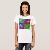 コラージュ極楽鳥 Tシャツ (正面フル)