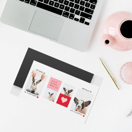 コラージュ犬の写真 |私の犬はバレンタイン