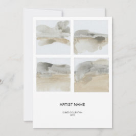 コラージュ画像アーティストカードテンプレート シーズンカード