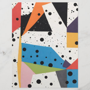 コラージュ紙ブラックドットスクラップブック紙