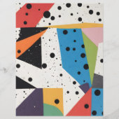 コラージュ紙ブラックドットスクラップブック紙 (裏面)