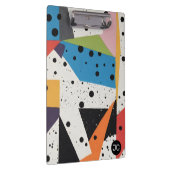 コラージュ紙ブラックドット クリップボード (右)