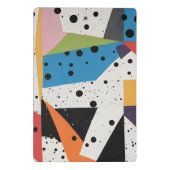 コラージュ紙ブラックドット ミニクリップボード (裏面)