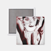 コラージュ美しい。 マグネット (正面/裏面)