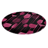 コラージュ美術：パーティードリンクのパターン。 カッティングボード (角)