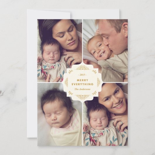 コラージュ華美 |ホリデーカード シーズンカード (正面)