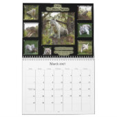 コラージュ雪ヒョウ カレンダー (3月 2027)