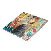 コラージュ頭 タイル (側面)