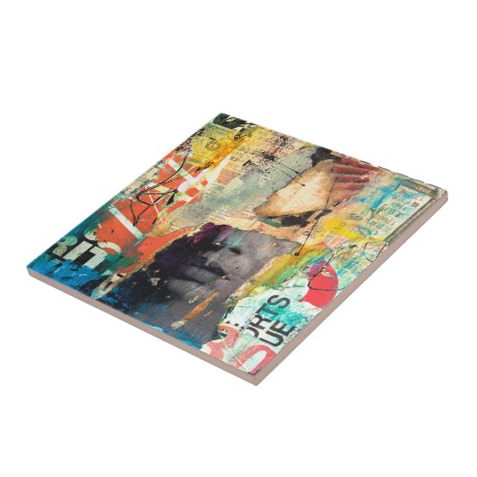 コラージュ頭 タイル (側面)