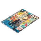 コラージュ頭 ノートブック (左側)