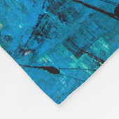 コラージュ頭 フリースブランケット (角)