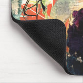 コラージュ頭 マウスパッド (コーナー)