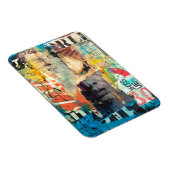 コラージュ頭 マグネット (右側)