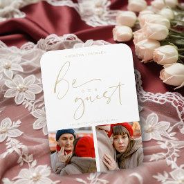 コラージュ2枚の写真をゲストのロマンチック結婚な マグネット