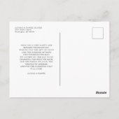 コラージュ2枚フォトカップル幸せな感謝祭 ポストカード