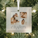 コラージュ3枚の写真編集可能カラークリスマスオーナメント ガラスオーナメント<br><div class="desc">写真のギフトは最高のギフトだ!テキスパーソナライズされたトや写真を簡単に使用して、を見るカスタムことができる。ベリーベリーの甘さ、文房具、モダンギフトで設計さパーソナライズされたれた。www.berryberrysweet.comの当社のウェブサイトにアクセスし、当社の全製品ラインを参照する。</div>