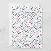 コラージュ4フォト年賀状 |青 シーズンカード (裏面)