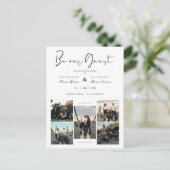 コラージュ5枚の写真Covid19 Chic Be Our Guest 結婚's ポストカード (スタンド正面)