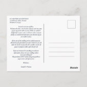 コラージュ5枚の写真Covid19 Chic Be Our Guest 結婚's ポストカード (裏面)