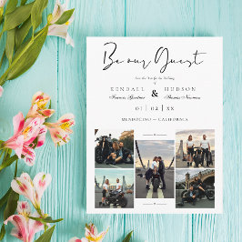 コラージュ5枚の写真Covid19 Chic Be Our Guest 結婚's ポストカード