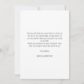 コラージュ5枚の写真Newlyweds結婚's Thank you カード (裏面)