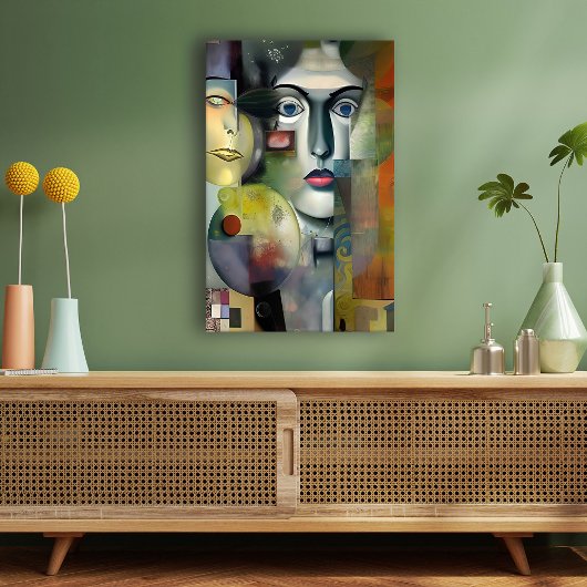 コラージュ キャンバスプリント