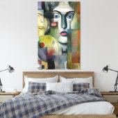 コラージュ キャンバスプリント (インサイチュ (寝室))