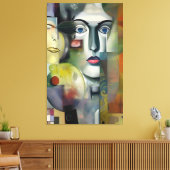 コラージュ キャンバスプリント (インサイチュ (リビング))