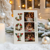 コラージュ クリスマスの写真 | パッチワーク ジョイ シーズンカード