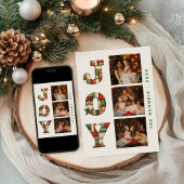 コラージュ クリスマスの写真 | パッチワーク ジョイ シーズンカード
