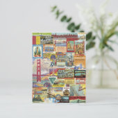 コラージュ・サンフランシスコ ポストカード (スタンド正面)