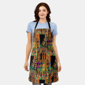 コラージュ　シェフ　キッチン　ギフト エプロン (着用した状態)