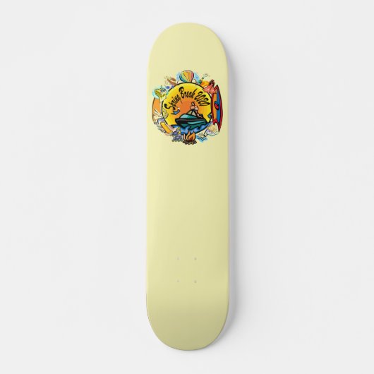 コラージュ –  スケートボード (正面)