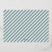 コラージュ |メリー & Bright 5写真 箔シーズンカード (裏面)