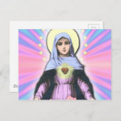 コラージュ – レディーメアリー – グロリア・スンチáーズ ポストカード (正面/裏面)