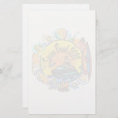 コラージュ – 便箋 (正面/裏面)