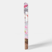 コラージュ、名門私立校風のトレンディーサマーコラージュの電話ケース Case-Mate iPhoneケース (裏面 / 左)