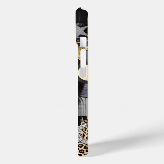 コラージュ、名門私立校風のトレンディーサマーコラージュの電話ケース Case-Mate iPhoneケース (裏面 / 左)