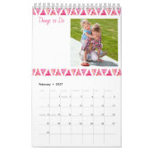 コラージュ、毎月の写真とTo Doリスト2023写真 カレンダー (2月 2027)