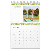 コラージュ、毎月の写真とTo Doリスト2023写真 カレンダー (3月 2026)