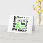 コラージュ-精神衛生の認識度 カード (黄色い花)