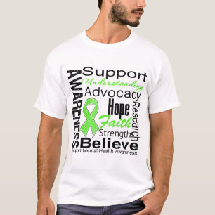 コラージュ-精神衛生の認識度 Tシャツ